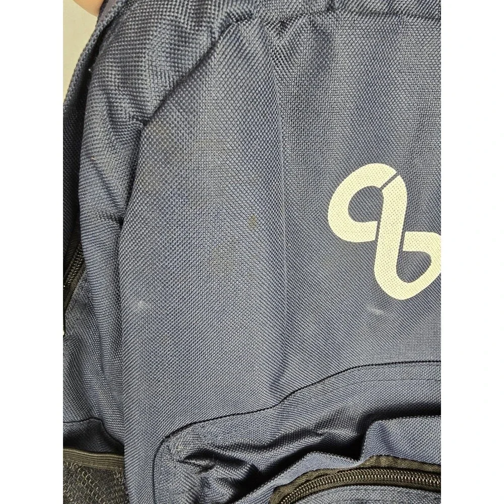 Navy Blue Backpack School Travel Laptop Book Bag Everyday Casual Unisex Backpack